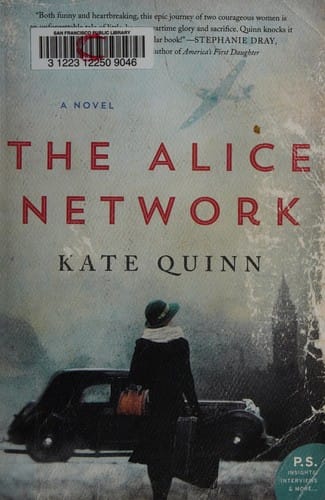 Book cover: The Alice Network by Kate Quinn